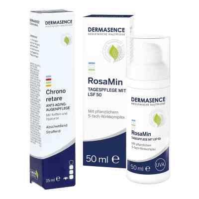 Dermasence Chrono Retare Anti-Aging-Augenpflg.+Rosamin Tagespfl.