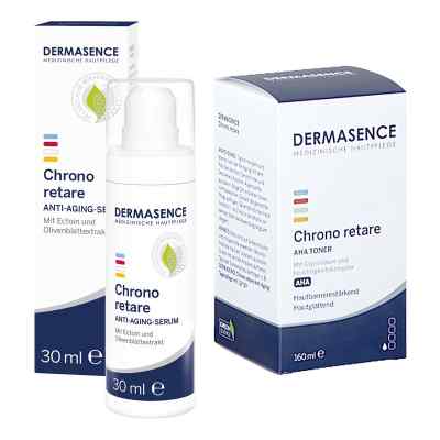 Dermasence Chrono retare Anti-Aging-Serum + retare Aha Toner