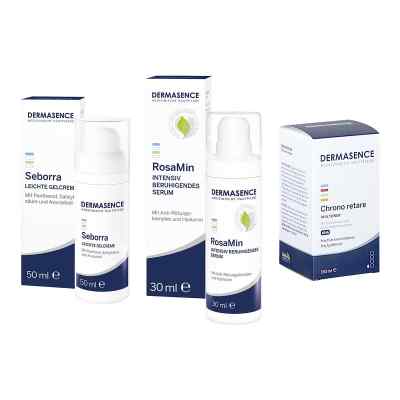 Dermasence Seborra Creme+RosaMin Serum+Chrono Retare Aha Toner