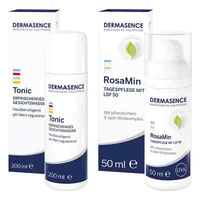 Dermasence Tonic 200 ml & RosaMin Tagespflege LSF50 50ml