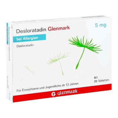 Desloratadin Glenmark 5 mg Tabletten 20 stk von Glenmark Arzneimittel GmbH PZN 09782978