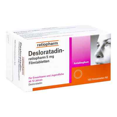 Desloratadin ratiopharm 5 mg Filmtabletten 100 stk von ratiopharm GmbH PZN 15397612