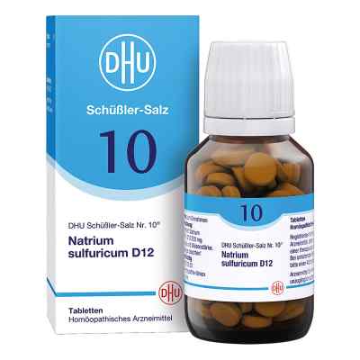 DHU Schüßler-Salz Nummer 10 Natrium sulfuricum D12 200 Tabletten 200 stk von DHU-Arzneimittel GmbH & Co. KG PZN 02580898