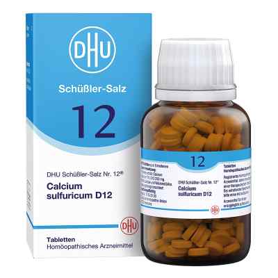 DHU Schüßler-Salz Nummer 12 Calcium sulfuricum D12 Tabletten 420 stk von DHU-Arzneimittel GmbH & Co. KG PZN 06584315