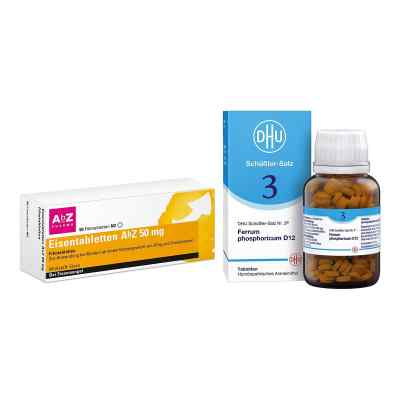 DHU Schüßler-Salz Nummer 3 und Eisentabletten Abz 50mg