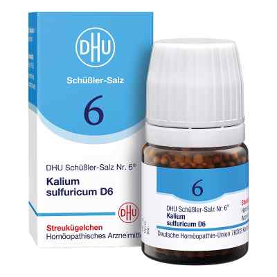 DHU Schüßler-Salz Nummer 6 Kalium Sulfur D6 Globuli 10 g von DHU-Arzneimittel GmbH & Co. KG PZN 10545918