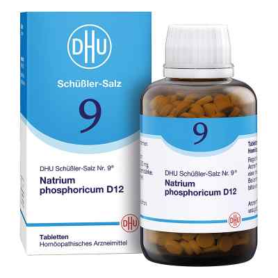 DHU Schüßler-Salz Nummer 9 Natrium phosphoricum D12 Tabletten 900 stk von DHU-Arzneimittel GmbH & Co. KG PZN 18182728