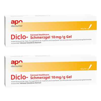 Diclofenac Schmerzgel 2x100 g von Fairmed Healthcare GmbH PZN 08102156