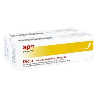 Diclofenac Schmerzgel von apo-discounter 2x100 g von Fair-Med Healthcare GmbH PZN 08101907