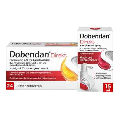Dobendan Direkt Set gegen starke Halsschmerzen