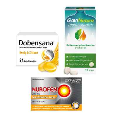 DOBENSANA + NUROFEN Schmelztabletten + GAVINATURA