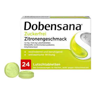 Dobensana Zuckerfrei Zitronengeschmack 1,2mg/0,6mg
