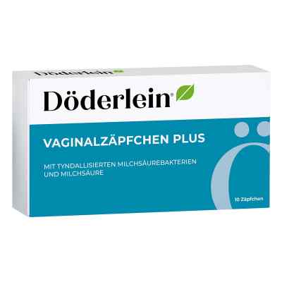 Döderlein Vaginalzäpfchen Plus 10 stk von Heilpflanzenwohl GmbH PZN 19777406