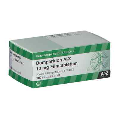 Domperidon Abz 10 mg Filmtabletten 100 stk von AbZ Pharma GmbH PZN 03041465