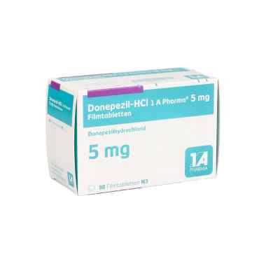 Donepezil-HCl 1A Pharma 5mg 98 stk von 1 A Pharma GmbH PZN 09322231