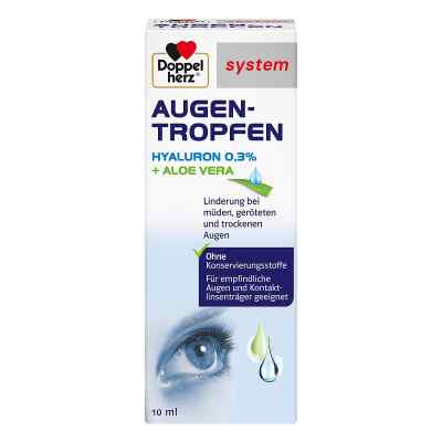 Doppelherz Augen-tropfen Hyaluron 0,3% system