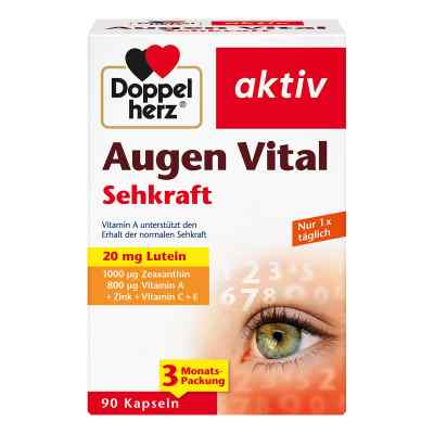 Doppelherz Augen Vital Sehkraft Kapseln 90 stk von Queisser Pharma GmbH & Co. KG PZN 16664771