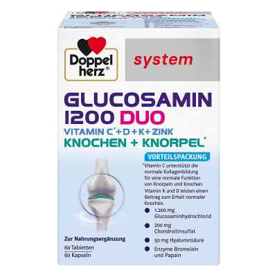 Doppelherz Glucosamin 1200 Duo System Kombipackung 120 stk von Queisser Pharma GmbH & Co. KG PZN 17874157