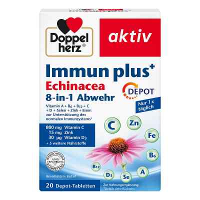 Doppelherz Immun plus Echinacea Depot Tabletten 20 stk von Queisser Pharma GmbH & Co. KG PZN 15657415