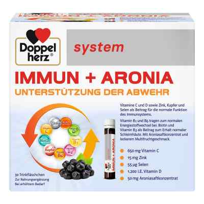 Doppelherz Immun+Aronia System Ampullen 30 stk von Queisser Pharma GmbH & Co. KG PZN 10518152