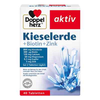 Doppelherz Kieselerde + Biotin + Zink Tabletten 40 stk von Queisser Pharma GmbH & Co. KG PZN 09005714