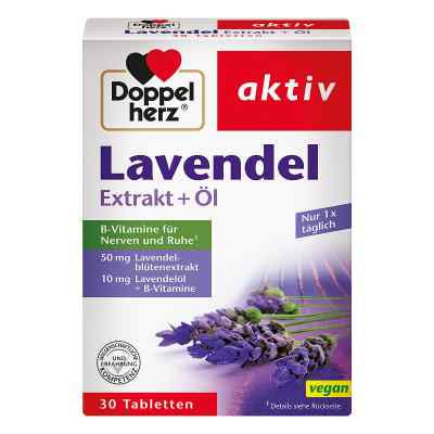 Doppelherz Lavendel Extrakt+öl Tabletten 30 stk von Queisser Pharma GmbH & Co. KG PZN 11174275