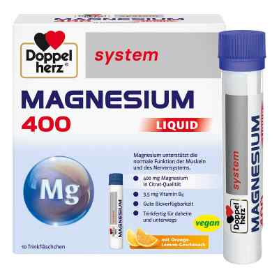Doppelherz Magnesium 400 Liquid System Trinkampulle (n) 10 stk von Queisser Pharma GmbH & Co. KG PZN 17987430