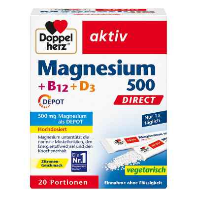 Doppelherz Magnesium 500 + B12 + D3 DEPOT DIRECT