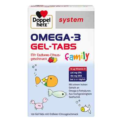 Doppelherz Omega-3 Gel-tabs Family Erdb.cit.system