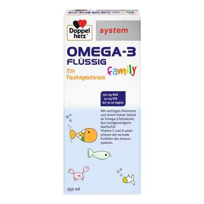 Doppelherz system Omega-3 family flüssig