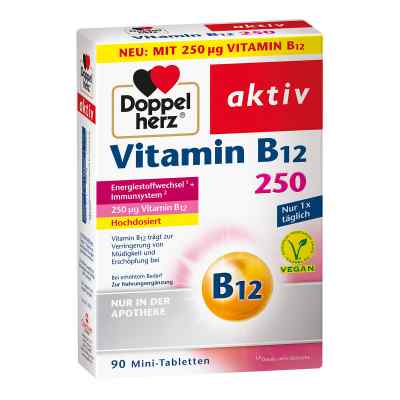 Doppelherz Vitamin B12 250 90 stk von Queisser Pharma GmbH & Co. KG PZN 16781034