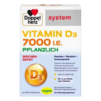 Doppelherz Vitamin D3 7000 I.e. Pflanzlich Sys.tab