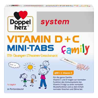Doppelherz Vitamin D+c Mini-tabs Family System