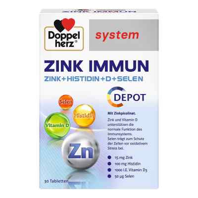 Doppelherz Zink Immun Depot system Tabletten 30 stk von Queisser Pharma GmbH & Co. KG PZN 15611554