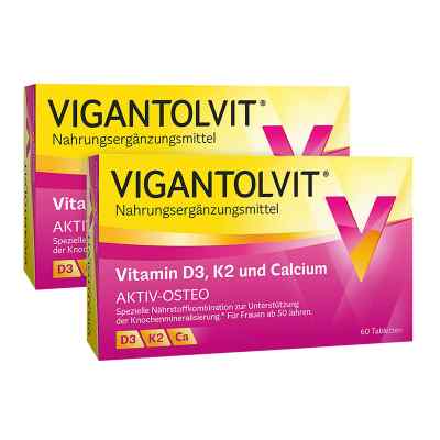 Doppelpackung Vigantolvit Vitamin D3 K2 Calcium Filmtabletten 2 Pck von P&G Health Germany GmbH PZN 08101108