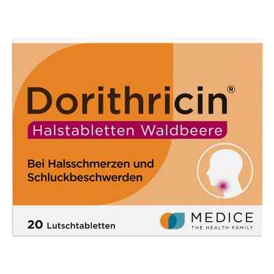 Dorithricin Waldbeere Lutschtabletten bei Halsschmerzen  20 stk von MEDICE Arzneimittel Pütter GmbH&Co.KG PZN 10078411