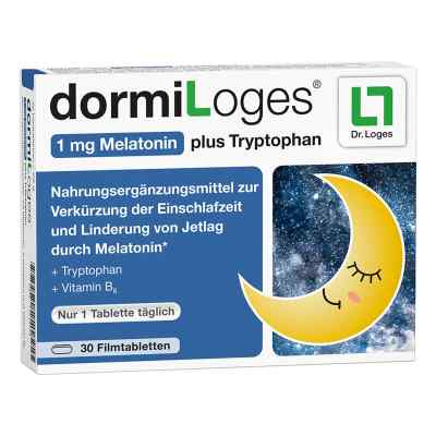 Dormiloges Melaton. Plus Tryptophan Filmtabletten 30 stk von Dr. Loges + Co. GmbH PZN 17544974
