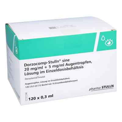 Dorzocomp-stulln sine 20 mg/ml+5 mg/ml Atr im Edb 120X0.3 ml von PHARMA STULLN GmbH PZN 16384043