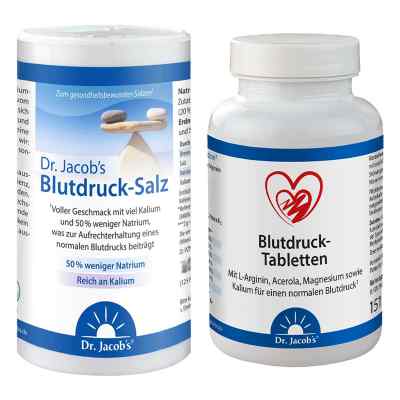 Dr. Jacob's Blutdruck-Salz + Dr. Jacob's Blutdruck-Tabletten