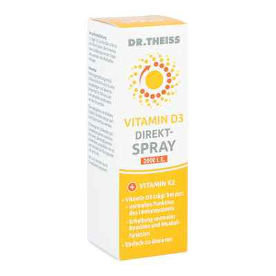 Dr. Theiss Vitamin D3 Direkt-Spray 2000 internationale Einheiten 20 ml von Dr. Theiss Naturwaren GmbH PZN 17155333