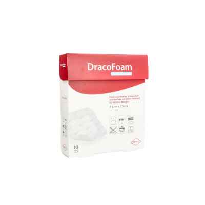 Dracofoam Infekt haft sensitiv Wundauf.7,5x7,5 cm 10 stk von Dr. Ausbüttel & Co. GmbH PZN 15623296