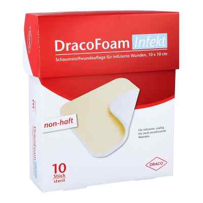 Dracofoam Infekt Schaumst.wundauf.10x10cm