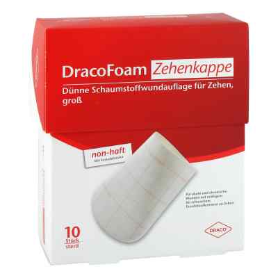 Dracofoam Zehenkappe gross 10 stk von Dr. Ausbüttel & Co. GmbH PZN 12543378