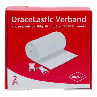 Dracolastic Verband kräftig 10cm Doppelpackung 2 stk von Dr. Ausbüttel & Co. GmbH PZN 01449854