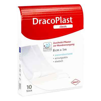 Dracoplast Classic Pflaster 8 Cmx1 M Weiß