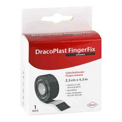 Dracoplast Fingerfix 2,5 cmx4,5 m mit Wundk.schw.