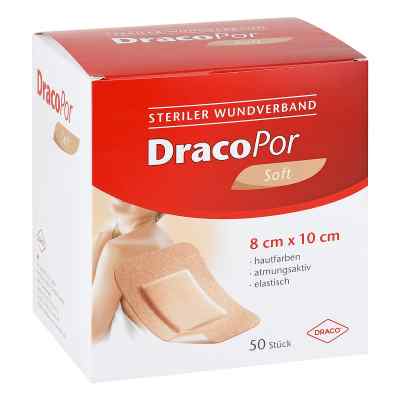 Dracopor Wundverband 8x10 cm steril hautfarben