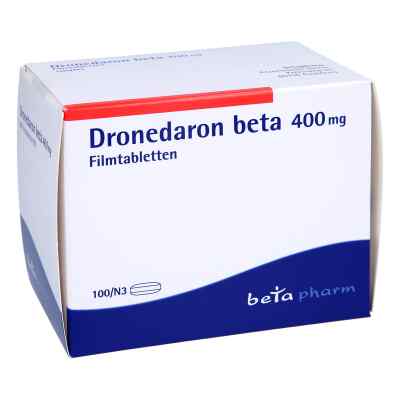 Dronedaron beta 400 mg Filmtabletten 100 stk von betapharm Arzneimittel GmbH PZN 15303657