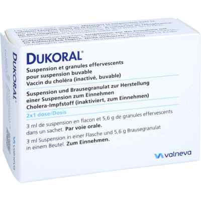 Dukoral Suspension und Brausegranulat 2X1 stk von BAVARIAN NORDIC A/S PZN 00762187
