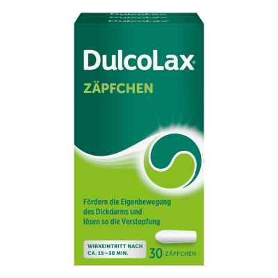 Dulcolax Zäpfchen Abführmittel bei Verstopfung mit Bisacodyl 30 stk von A. Nattermann & Cie GmbH PZN 06649635